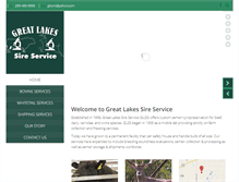 Tablet Screenshot of greatlakessireservice.com